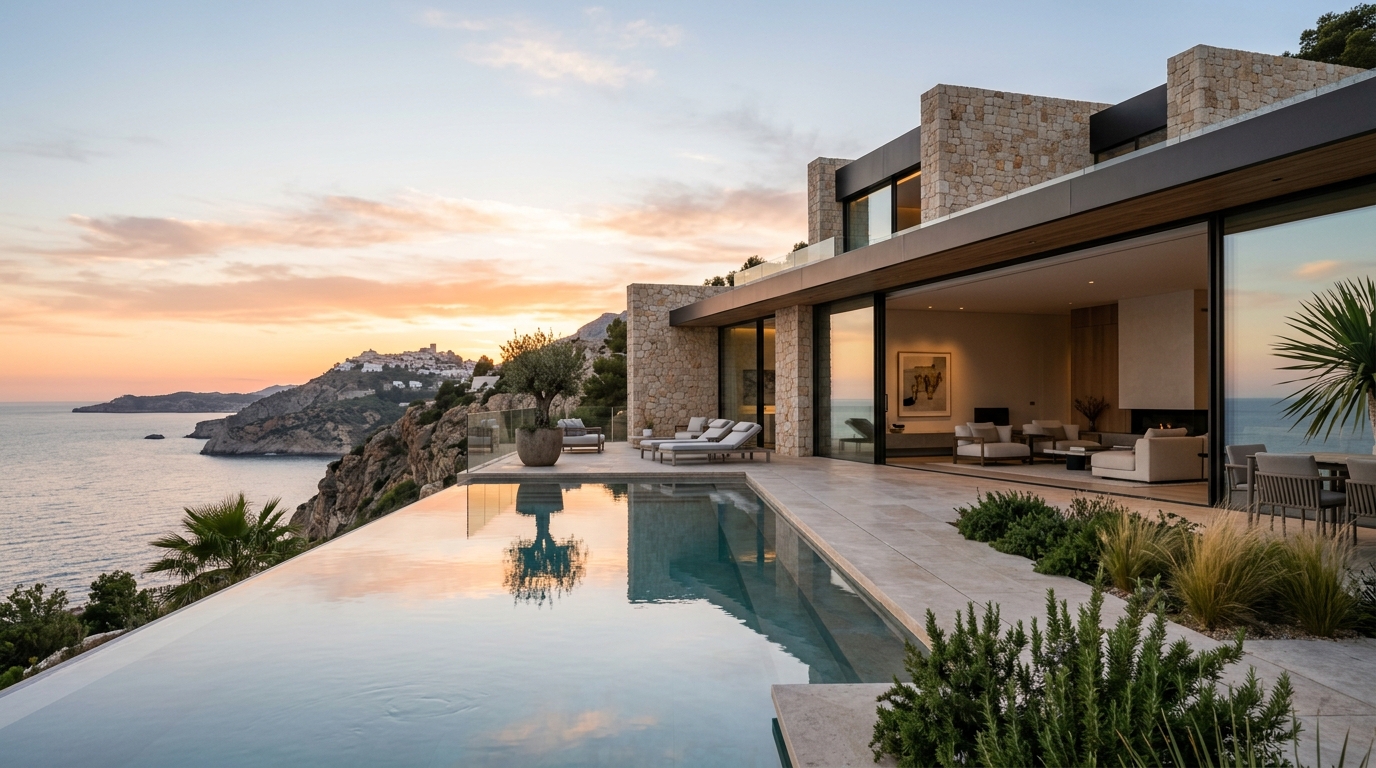 Villa moderna de lujo en Costa Blanca diseñada por ROCCAFORTE STUDIO